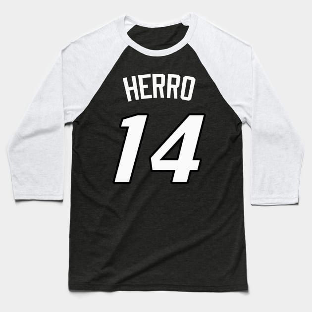 Tyler Herro Baseball T-Shirt by telutiga